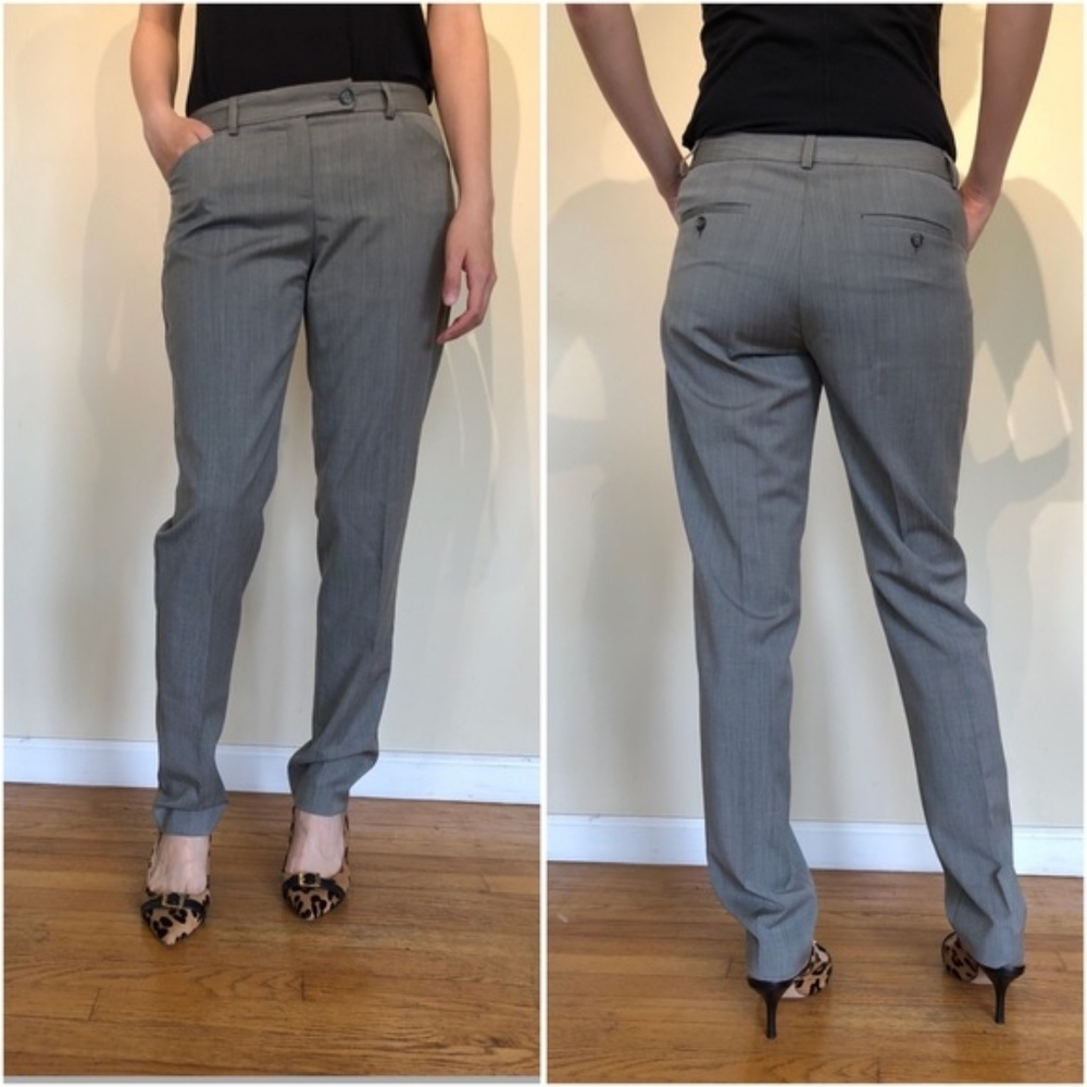 Theory wool slim fit pants size 8